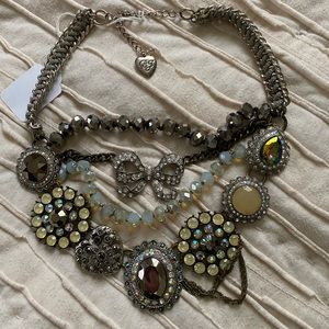 Betsey Johnson Statement Bow Necklace